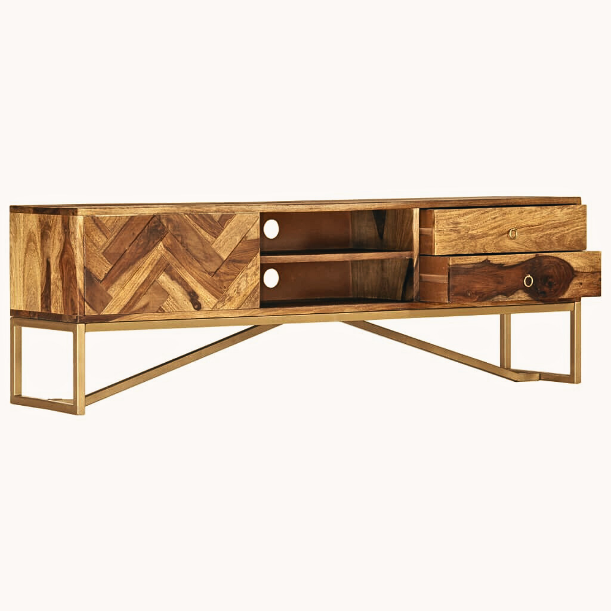 Ξύλινο Έπιπλο Τηλεόρασης 140 x 30 x 45 εκ. - Image 6