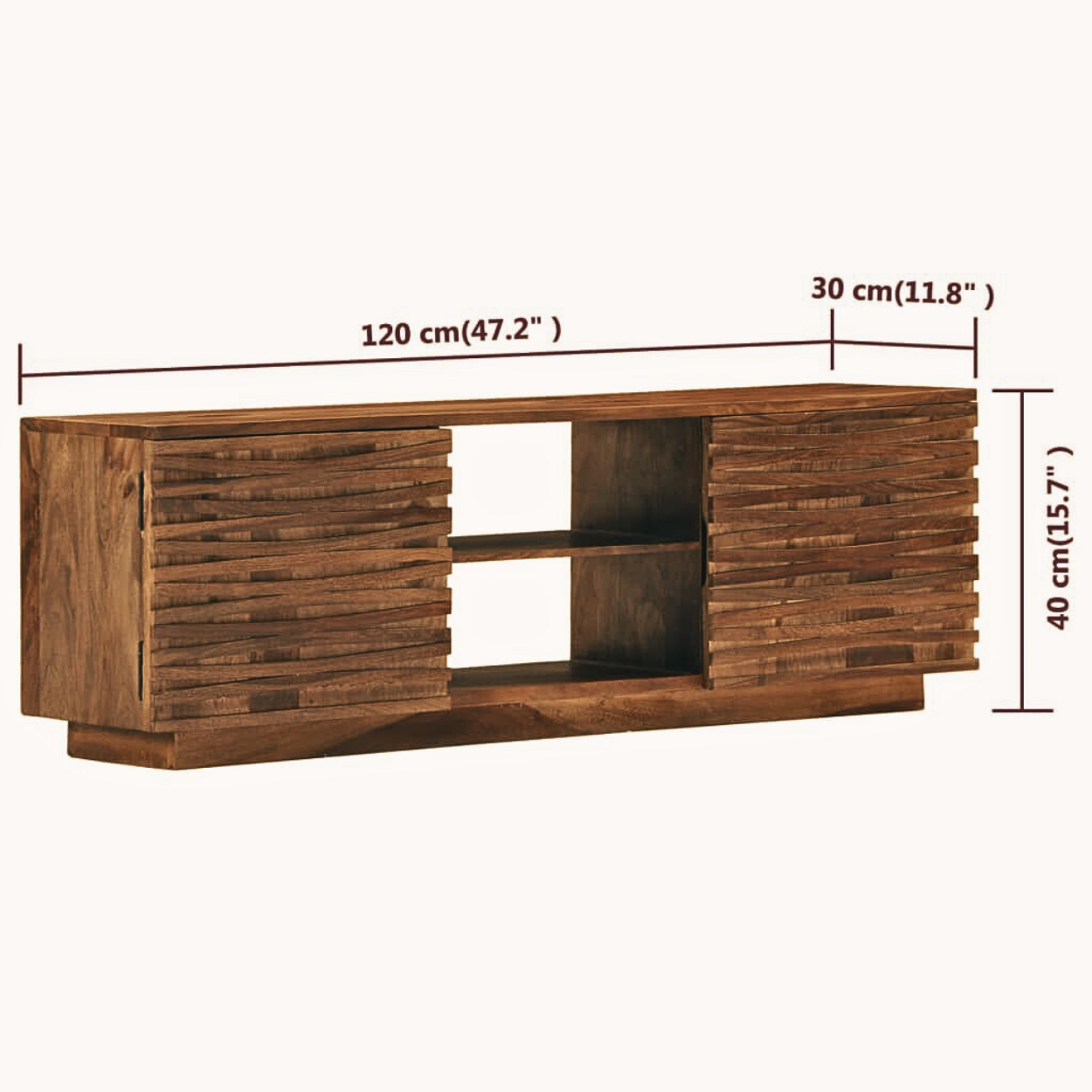 Japandi Style Έπιπλο Τηλεόρασης 120 x 30 x 40 εκ. - Image 9