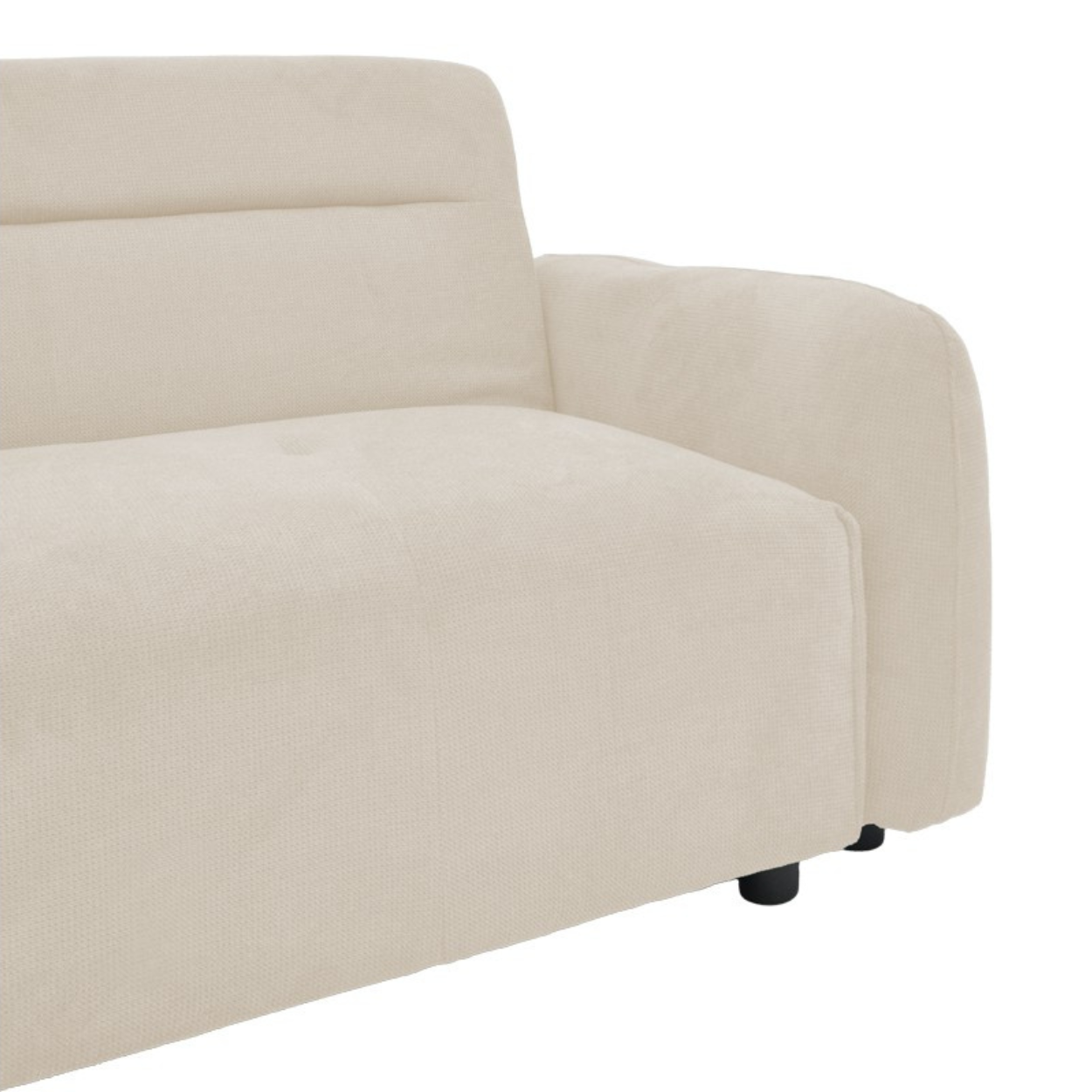 Minimal Kαναπές αναστρέψιμος γωνιακός 293x142x80εκ μπεζ - Image 3