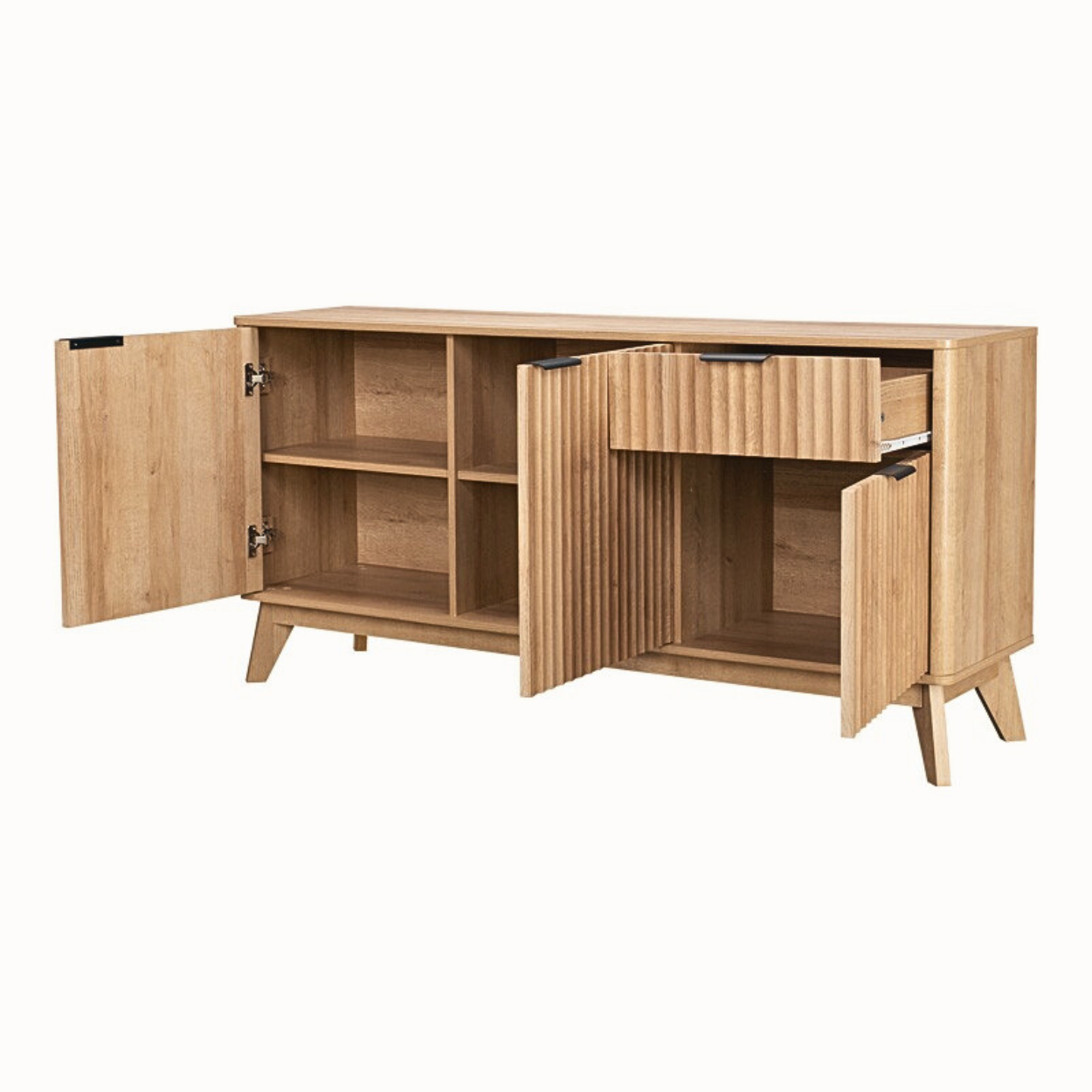Modern Contemporary Μπουφές με Κάθετες Αυλακώσεις 150 cm - Image 5