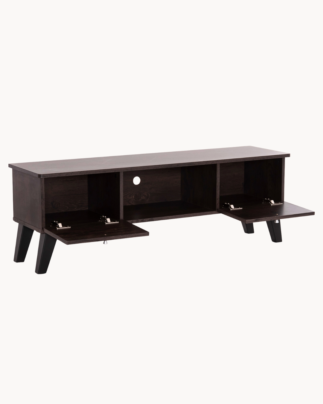 Έπιπλο Τηλεόρασης Καρυδί Modern Minimal 120x34x41 εκ. - Image 3