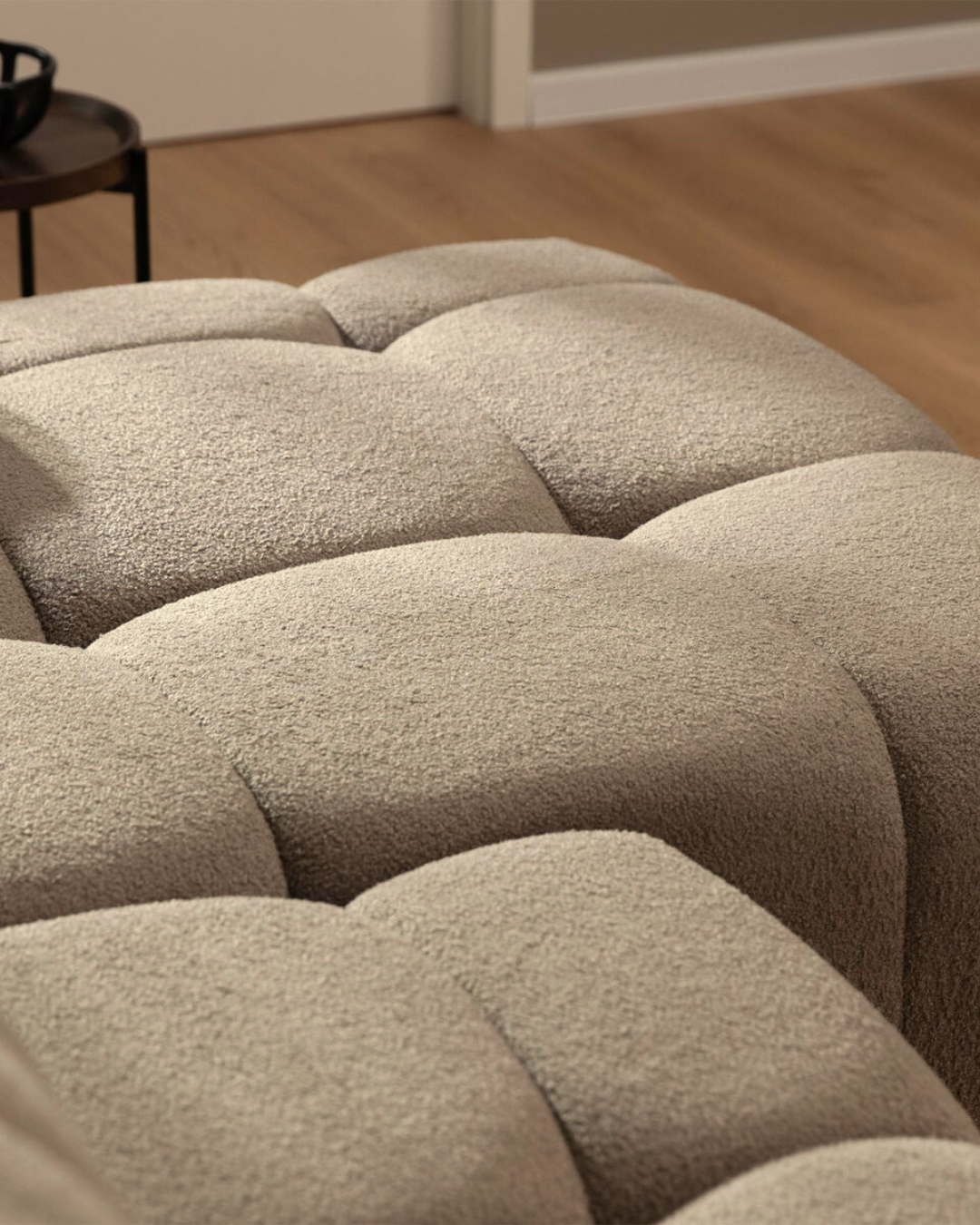 Γωνιακός καναπές με αποθηκευτικό χώρο και κρεβάτι 270x173x85 cm Καφέ - Image 2