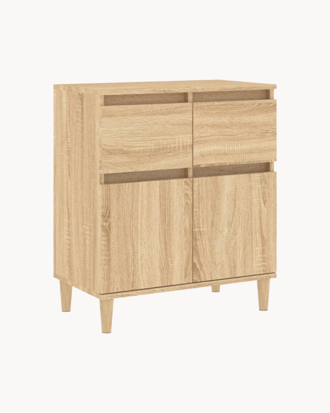 Modern Rustic Ντουλάπι Αποθήκευσης σε Φυσικό 60 cm