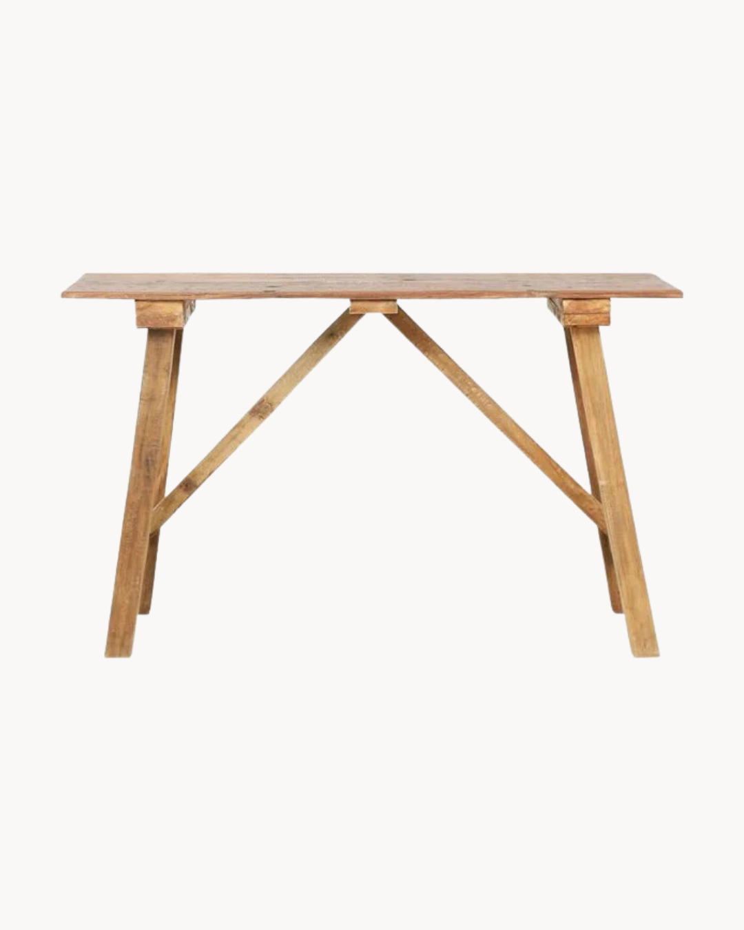 Antique Rustic Κονσόλα από Ανακυκλωμένο Μασίφ Ξύλο 130 cm - Image 3