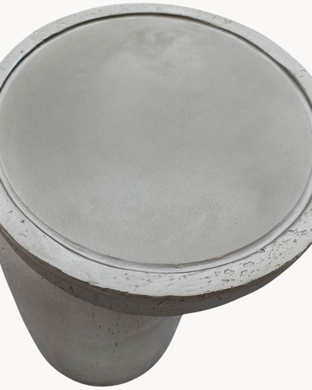 Τραπεζάκι Cement Look Ασύμμετρο Design 33cm - Image 3