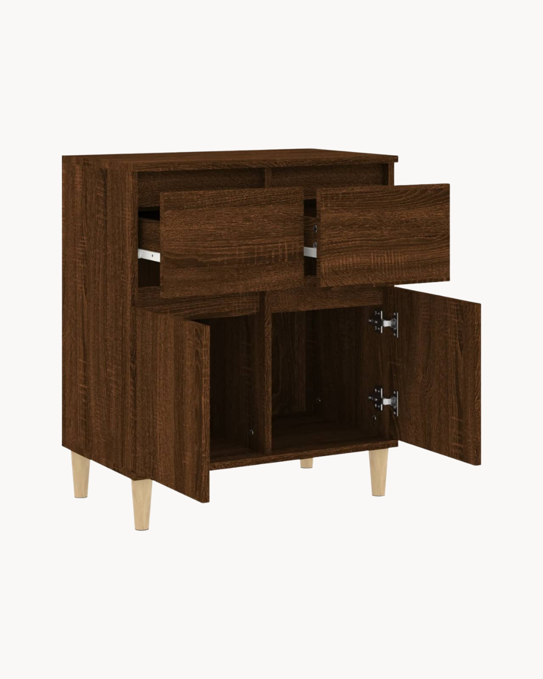 Modern Rustic Ντουλάπι Αποθήκευσης σε Καφέ Δρυς 60 cm - Image 3
