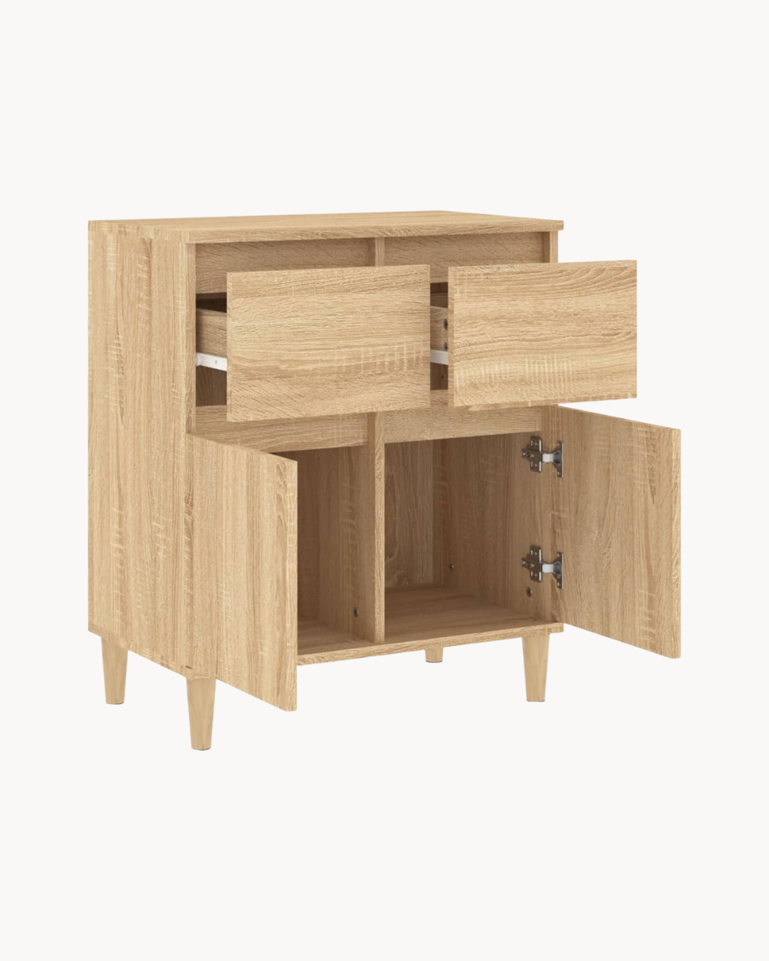 Modern Rustic Ντουλάπι Αποθήκευσης σε Φυσικό 60 cm - Image 4