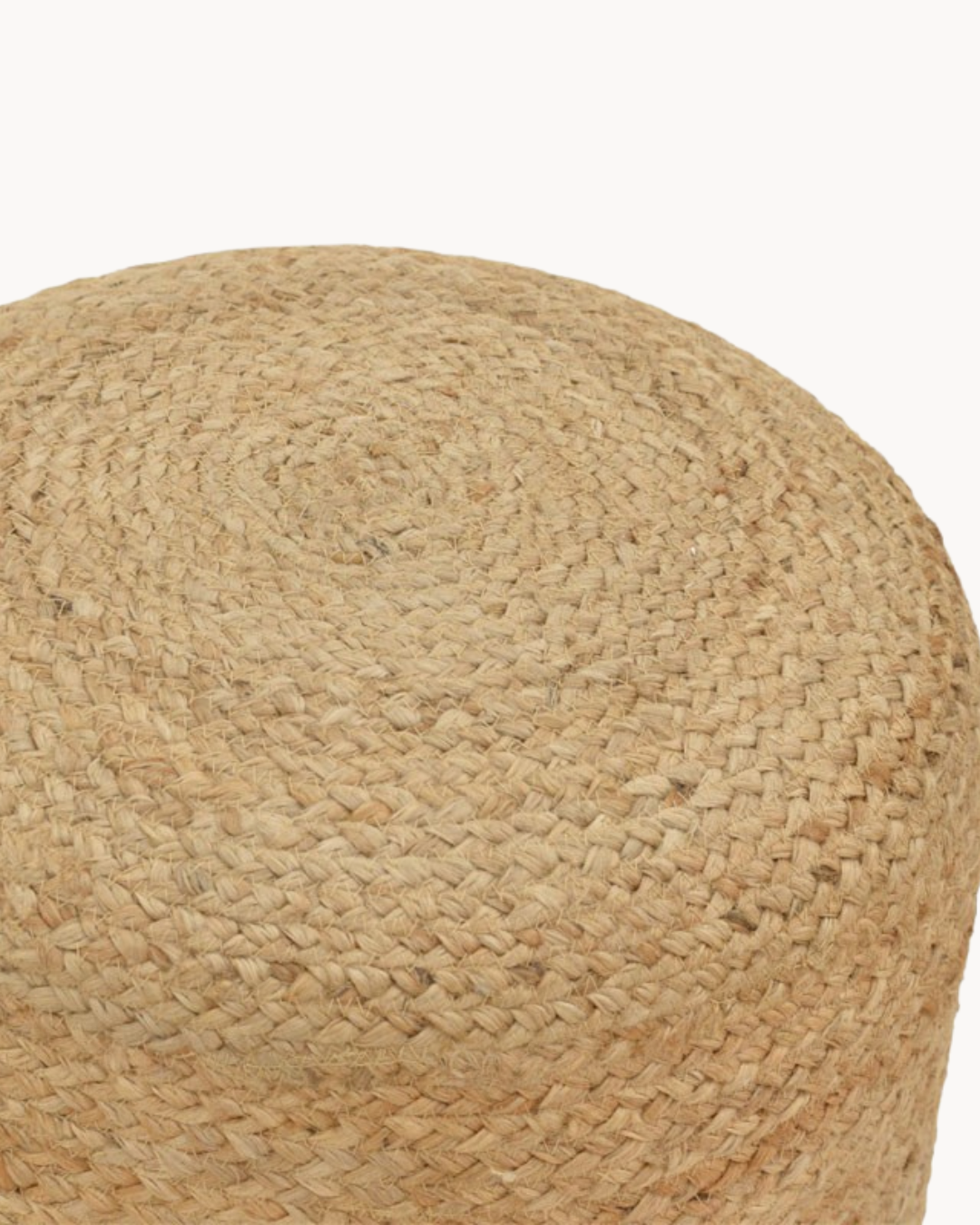 Boho Natural Σκαμπό από 100% Φυσική Γιούτα Μπεζ 40 cm - Image 3