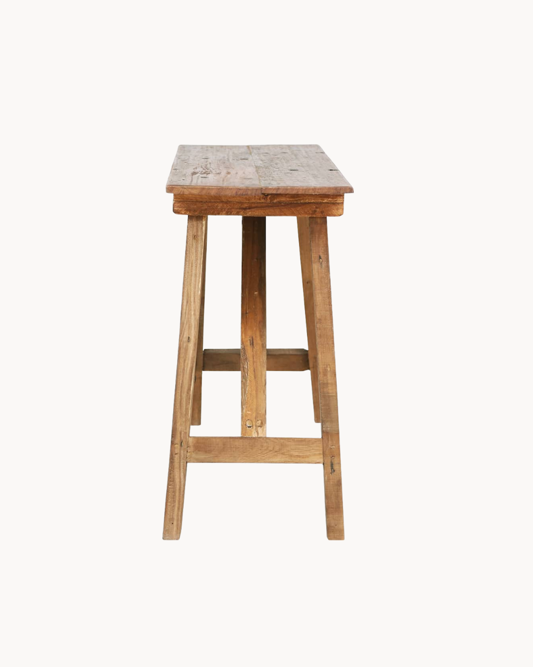 Antique Rustic Κονσόλα από Ανακυκλωμένο Μασίφ Ξύλο 130 cm - Image 4
