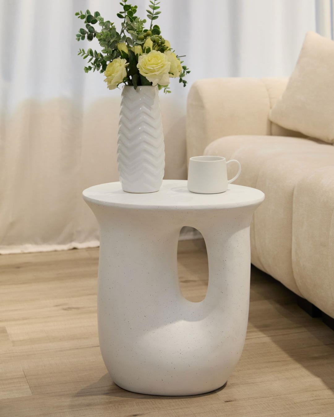 Βοηθητικό Τραπεζάκι σε Wabi Sabi Minimal Ύφος 45 cm - Image 3