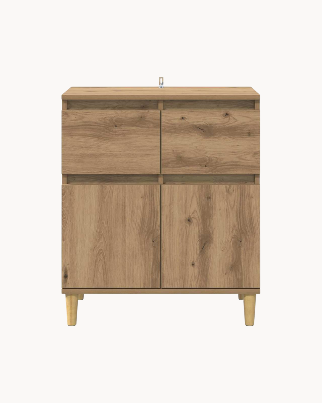 Modern Rustic Ντουλάπι Αποθήκευσης σε Artisan Δρυς 60 cm - Image 4