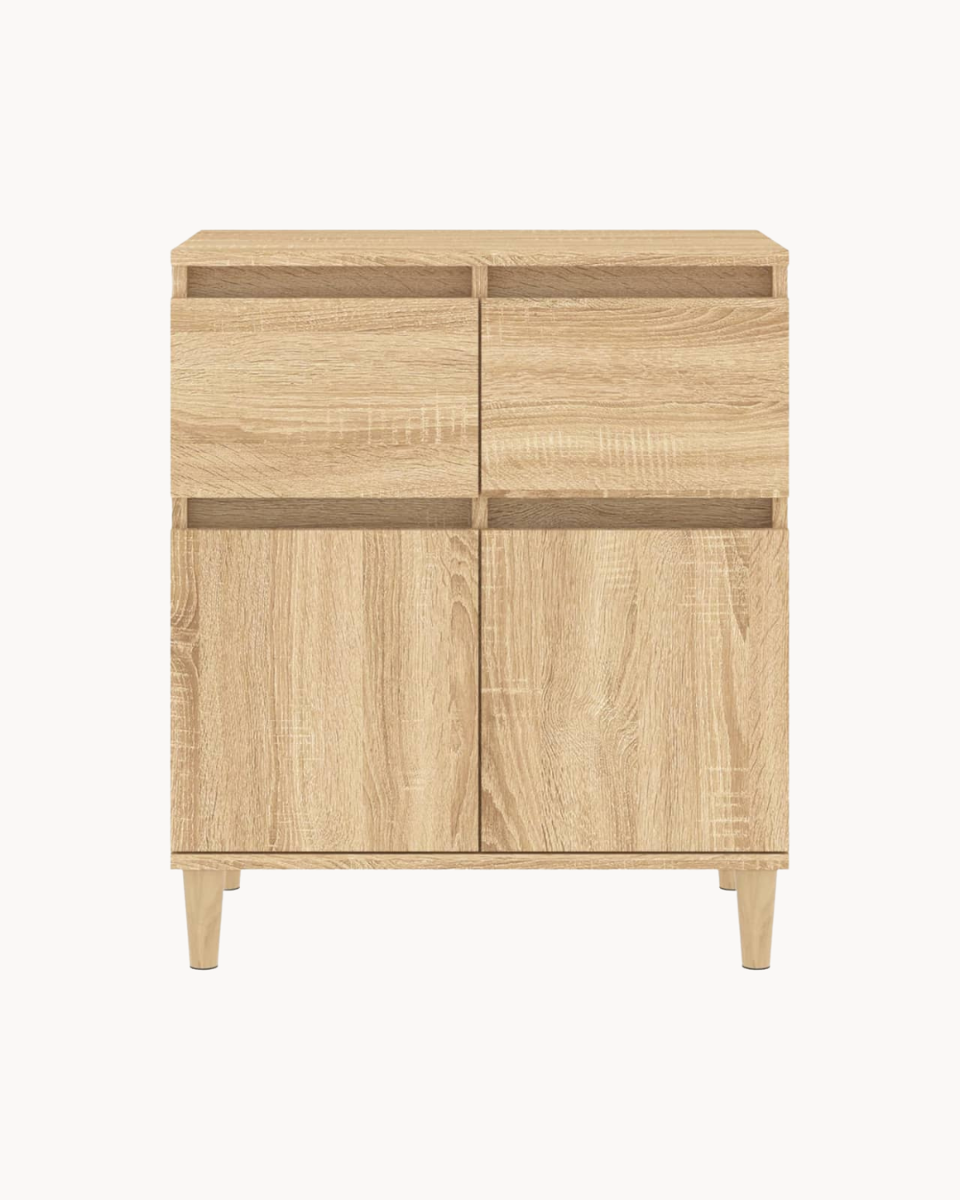 Modern Rustic Ντουλάπι Αποθήκευσης σε Φυσικό 60 cm - Image 3