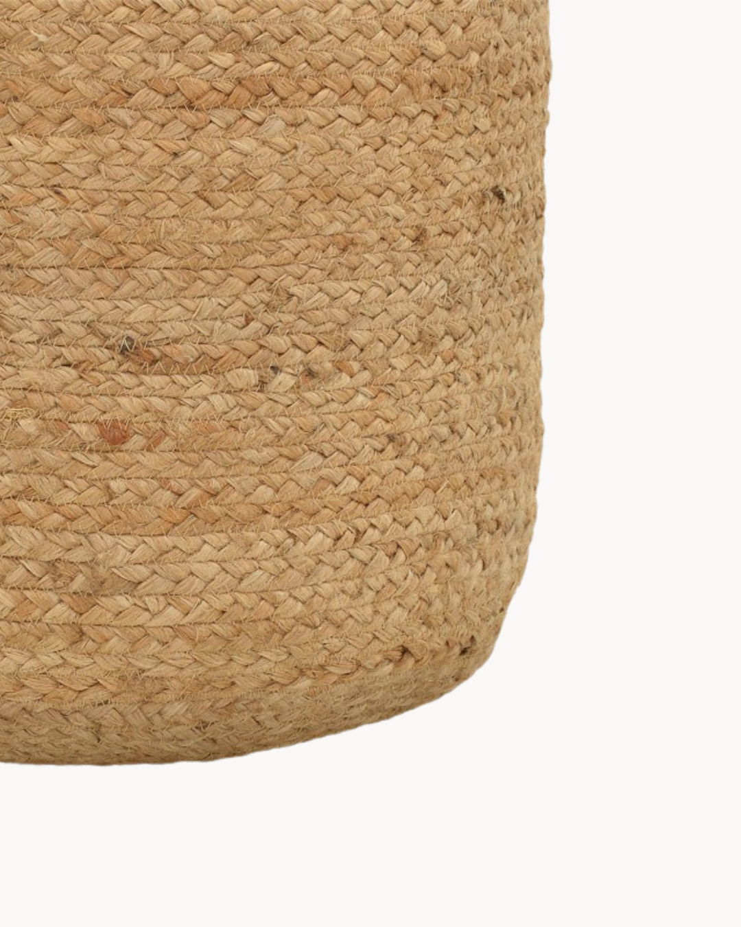 Boho Natural Σκαμπό από 100% Φυσική Γιούτα Μπεζ 40 cm - Image 4