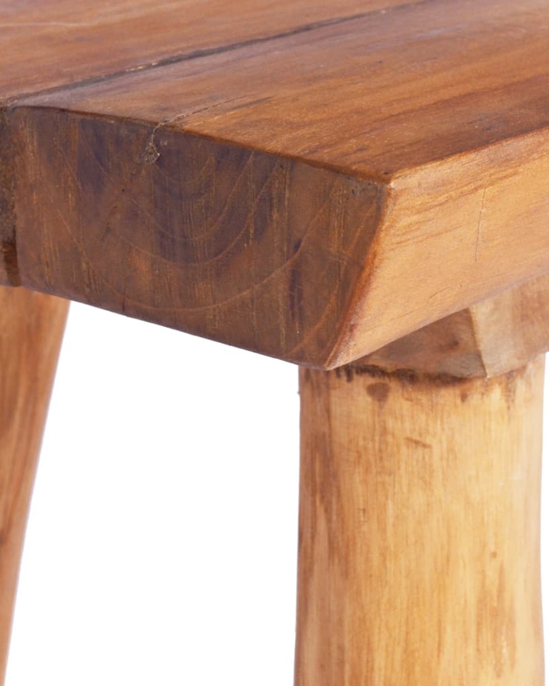 Ξύλινο Παγκάκι / Βοηθητικό Τραπεζάκι Teak 80 cm - Image 6