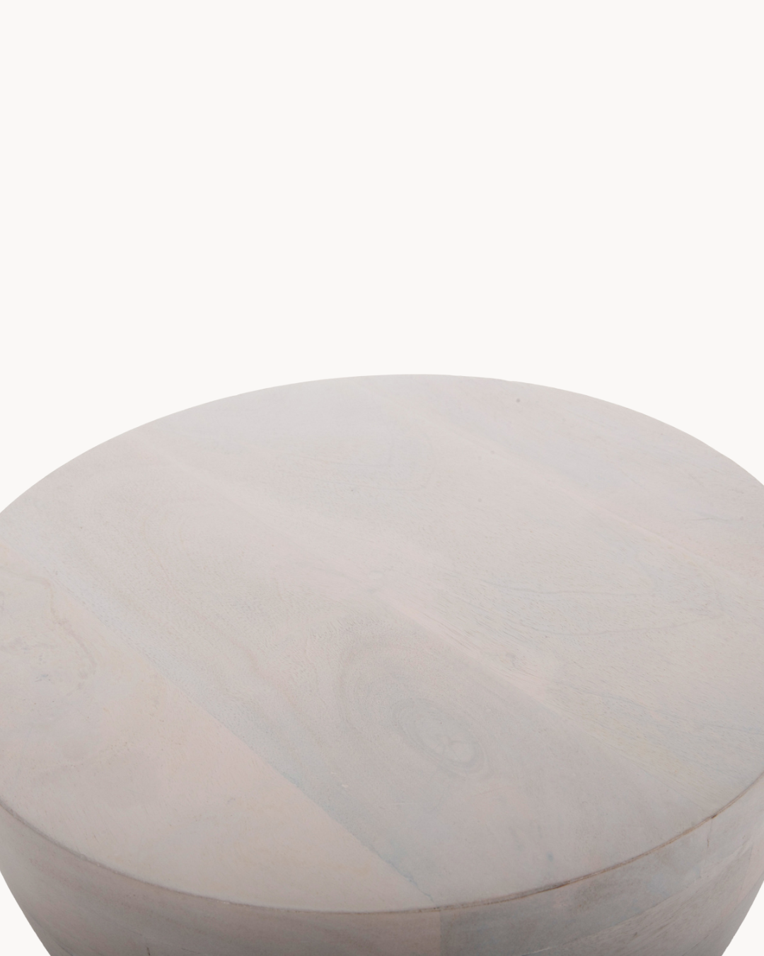 Organic Modern Σκαμπό από Μασίφ Ξύλο Mango Φ35 cm - Image 6