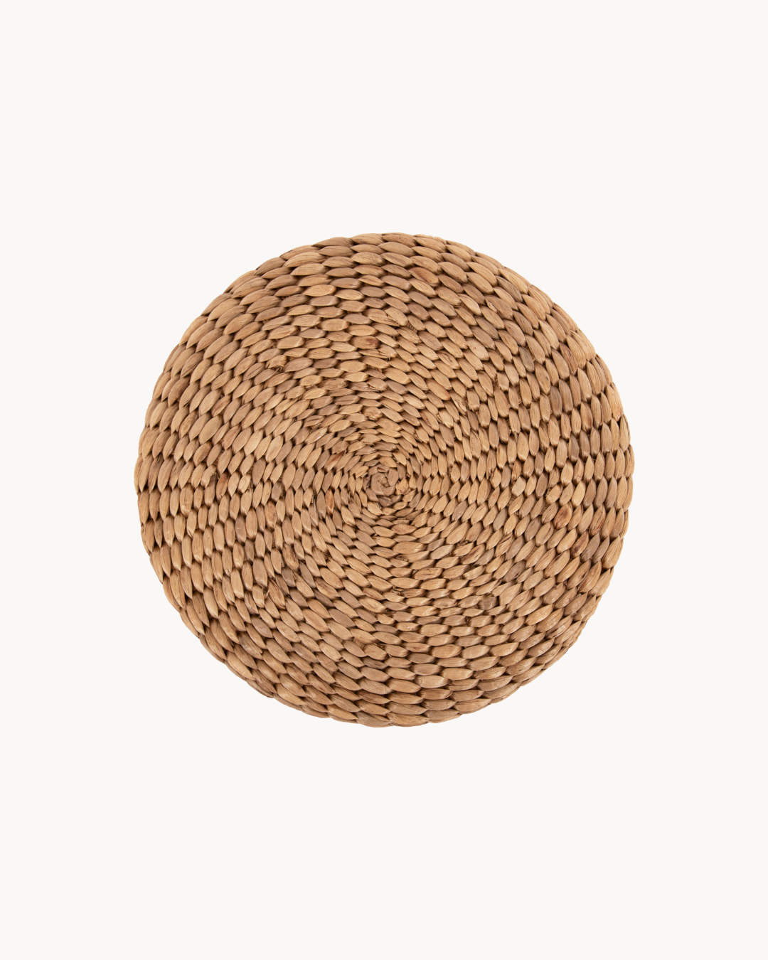 Boho Natural Σκαμπό από Μασίφ Ξύλο Teak & Ψάθινο Κάθισμα Φ43 cm - Image 7
