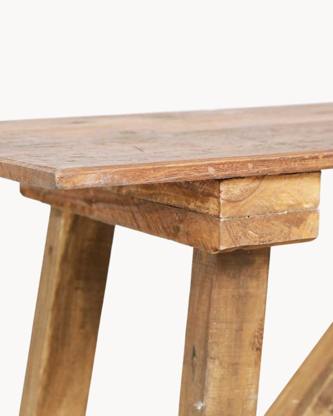 Antique Rustic Κονσόλα από Ανακυκλωμένο Μασίφ Ξύλο 130 cm - Image 5