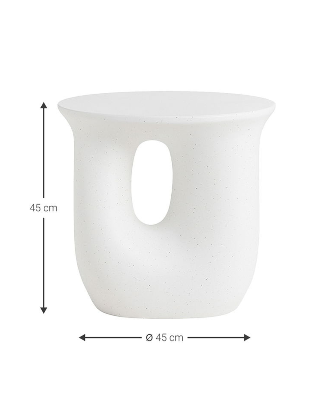 Βοηθητικό Τραπεζάκι σε Wabi Sabi Minimal Ύφος 45 cm - Image 6