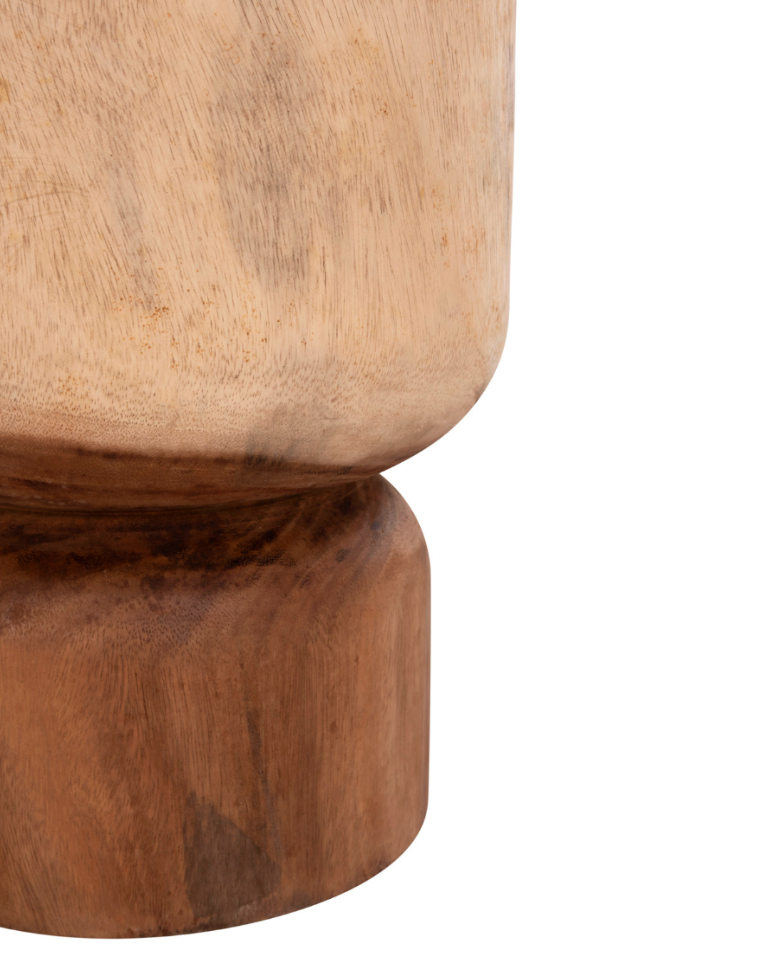 Rustic Organic Σκαμπό από Μασίφ Ξύλο Suar 35 cm - Image 5