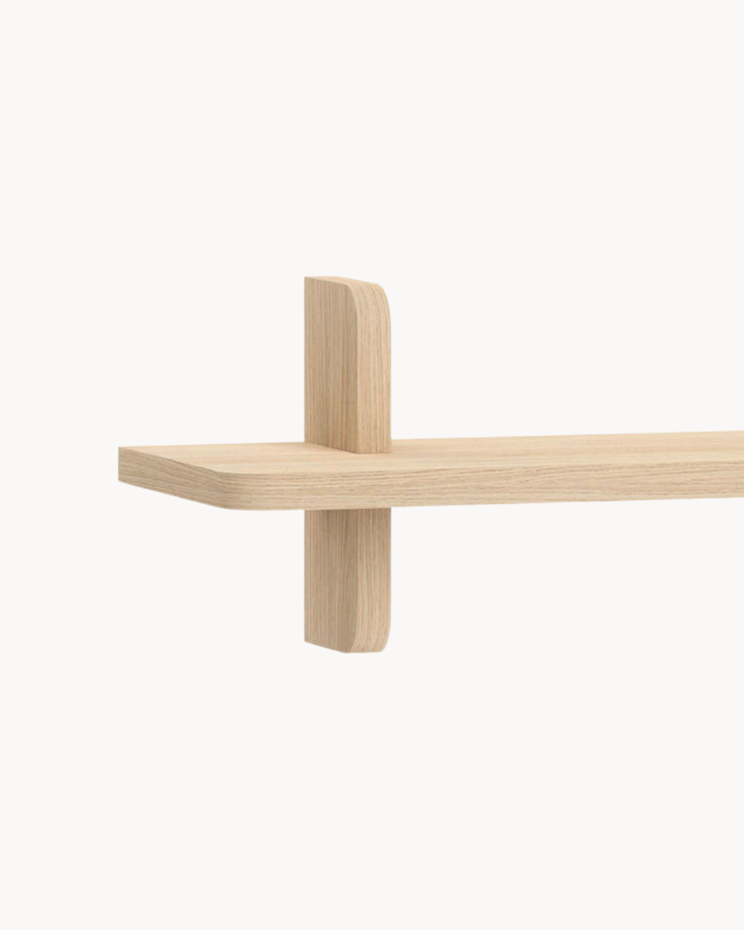 Modern Minimal Ράφι Τοίχου σε Φυσικό 94cm - Image 3