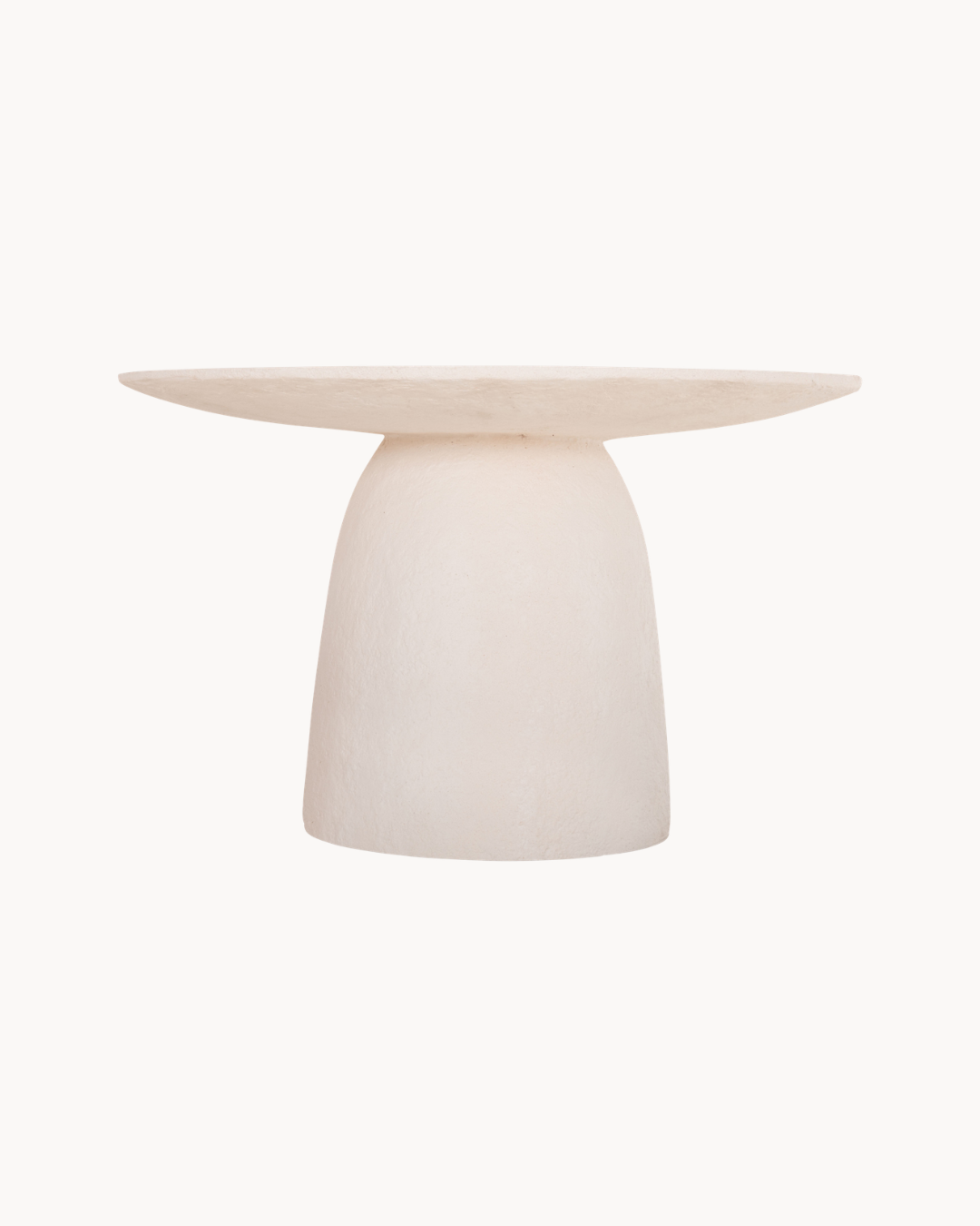 Modern Minimal Στρογγυλό Τραπέζι Τραπεζαρίας Φ119,5 cm Λευκό - Image 6