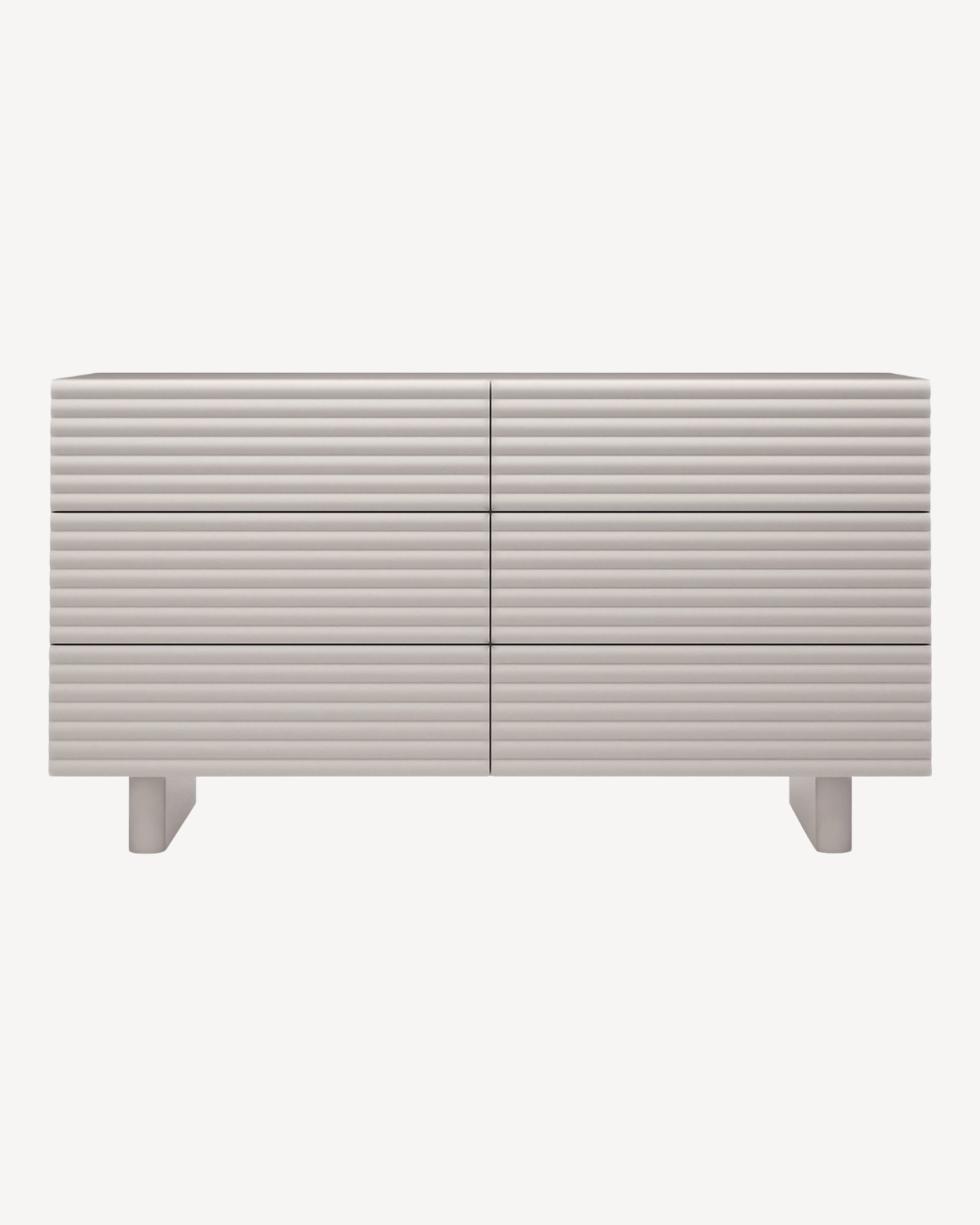 Modern Architectural Μπουφές με Ραβδώσεις σε Κασμίρ Χρώμα 150cm - Image 3