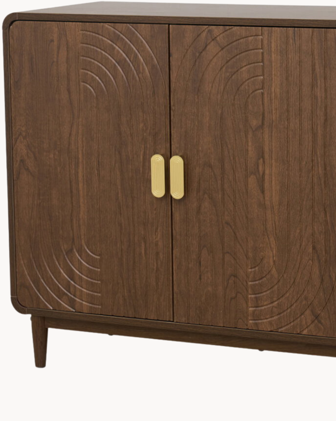 Modern Elegant Μπουφές σε Καφέ Χρώμα 117cm - Image 3