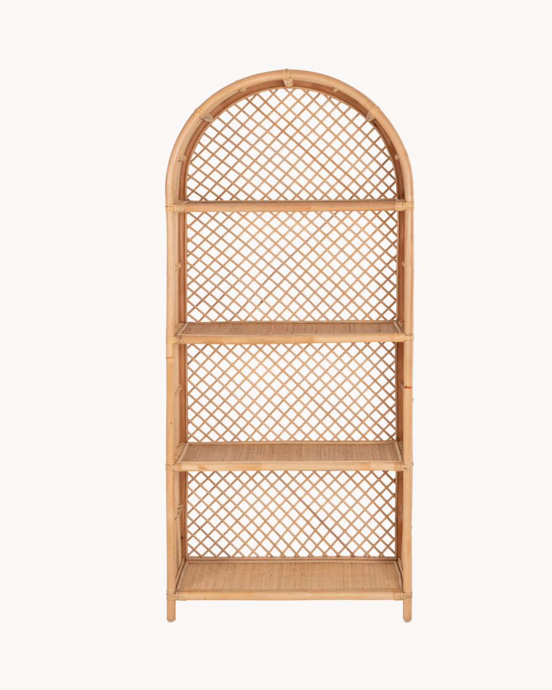 Boho Natural Ραφιέρα από Φυσικό Rattan 182cm - Image 3