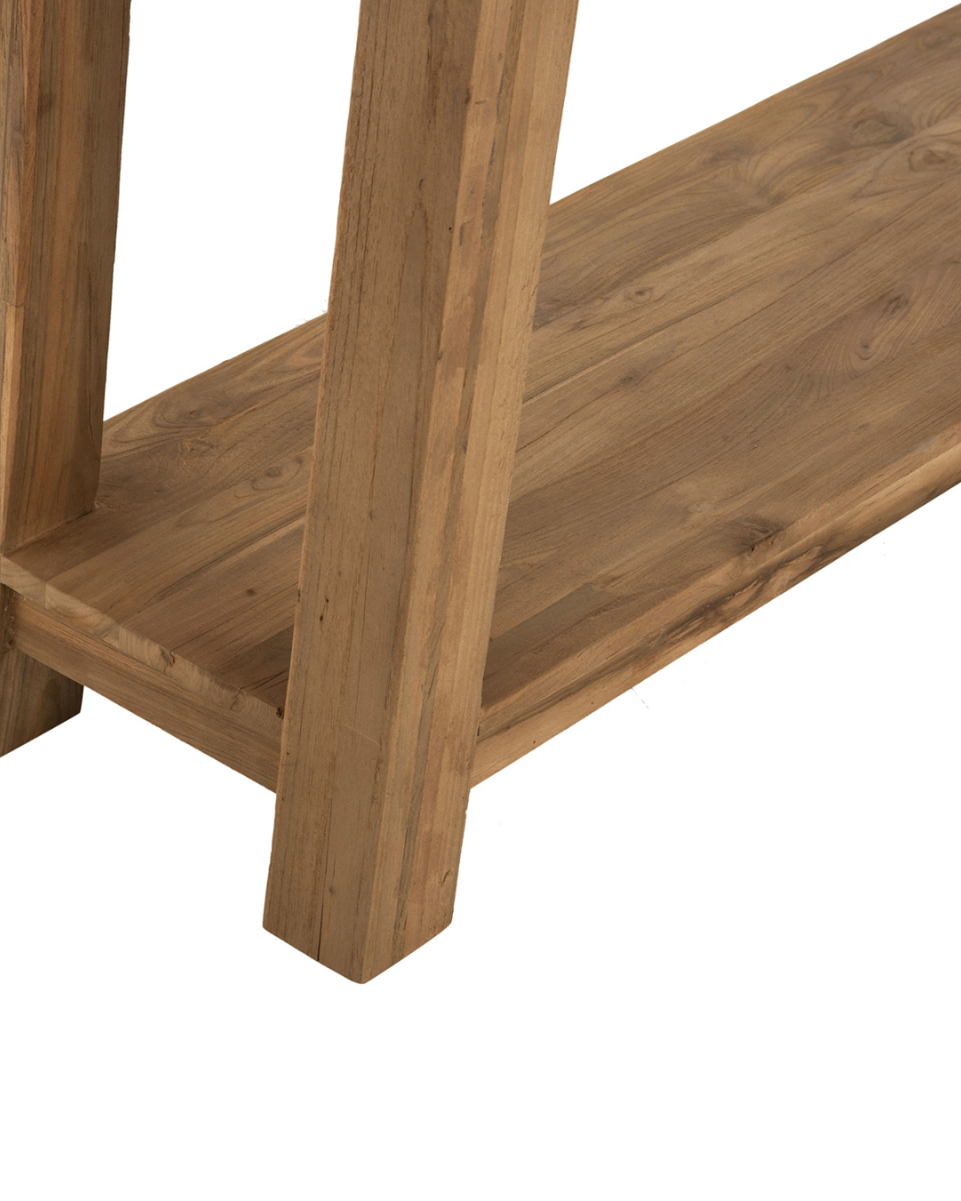 Natural Rustic Κονσόλα από Μασίφ Ανακυκλωμένο Ξύλο Teak 240 cm - Image 7