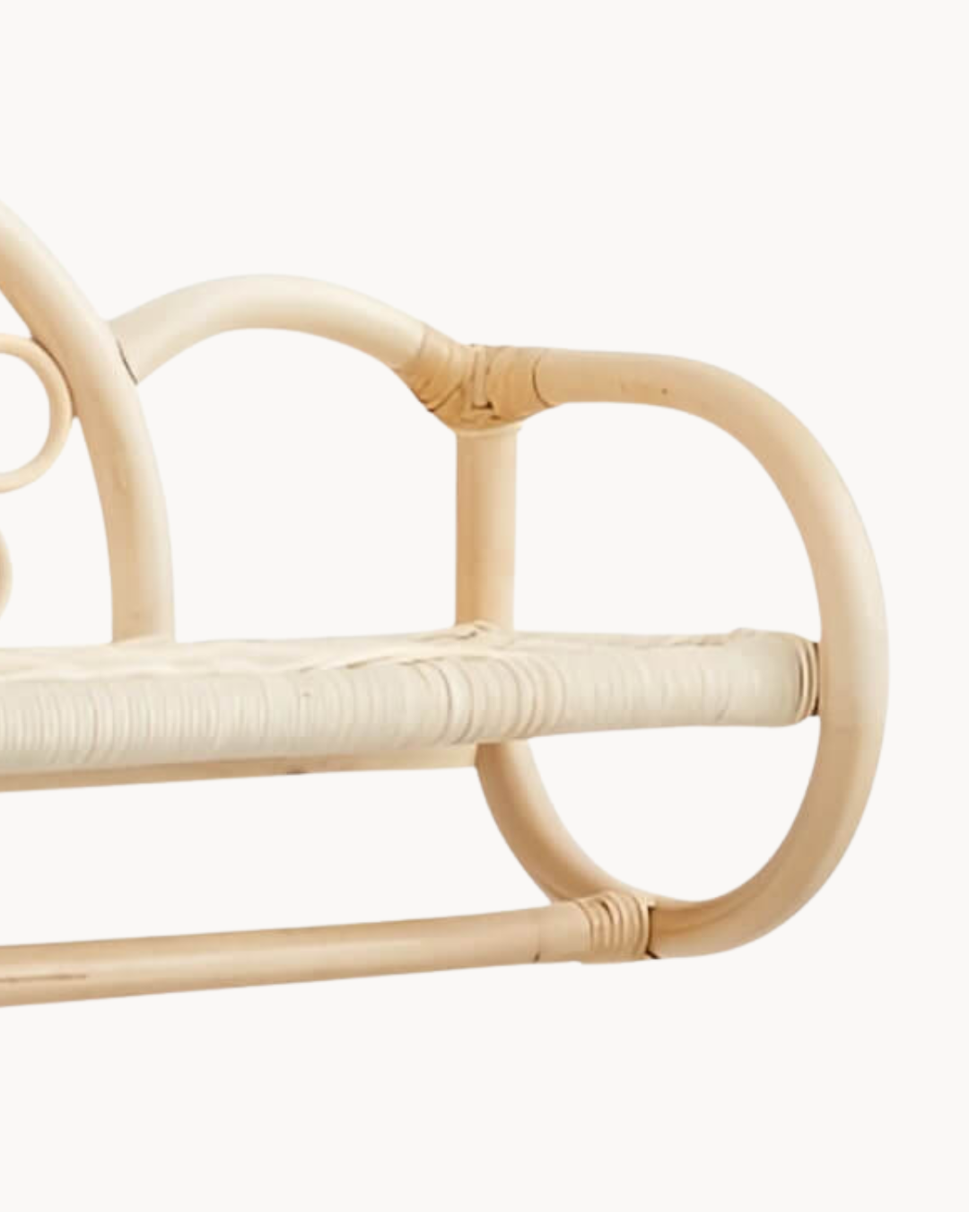 Boho Natural Ράφι Τοίχου από Φυσικό Rattan 59cm - Image 5