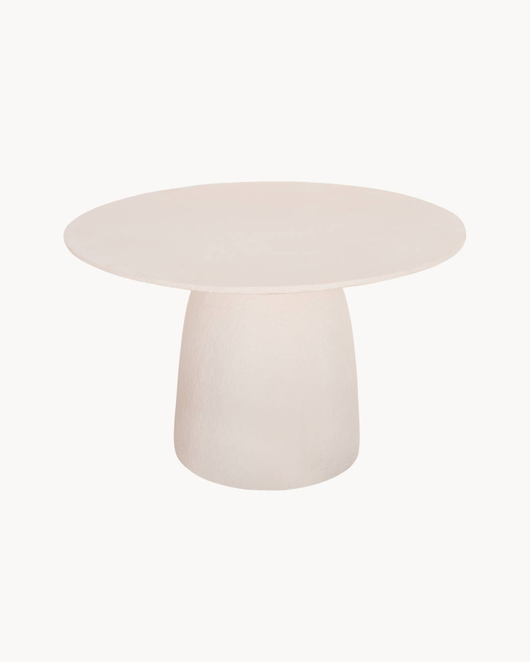 Modern Minimal Στρογγυλό Τραπέζι Τραπεζαρίας Φ119,5 cm Λευκό - Image 8