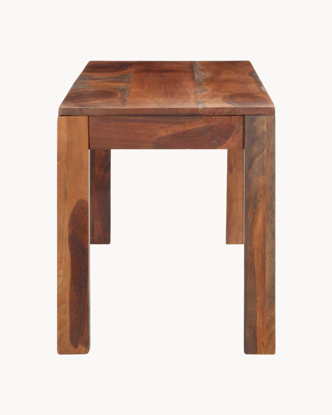 Rustic Παγκάκι Μασίφ Ξύλο Ακακίας 160cm Καφέ - Image 4