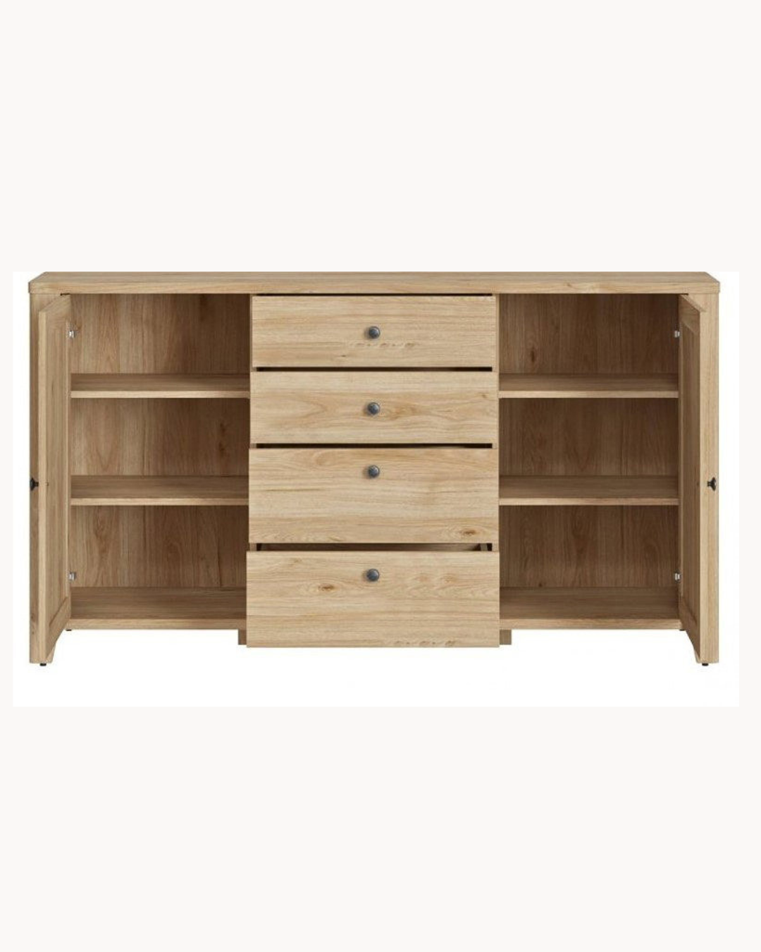 Scandinavian Modern Μπουφές σε Minimal Design 164cm Φυσικό - Image 3