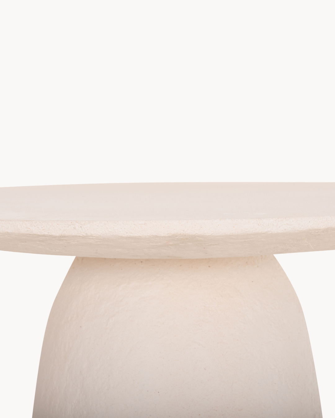 Modern Minimal Στρογγυλό Τραπέζι Τραπεζαρίας Φ119,5 cm Λευκό - Image 3