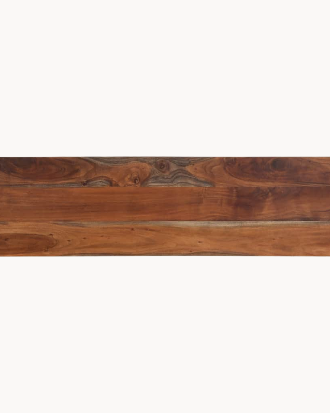 Rustic Παγκάκι Μασίφ Ξύλο Ακακίας 160cm Καφέ - Image 7