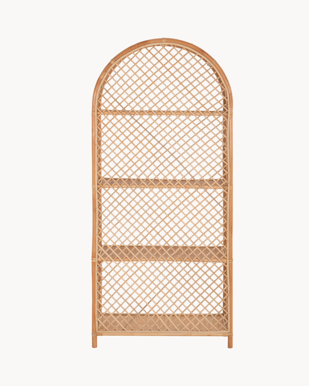 Boho Natural Ραφιέρα από Φυσικό Rattan 182cm - Image 8
