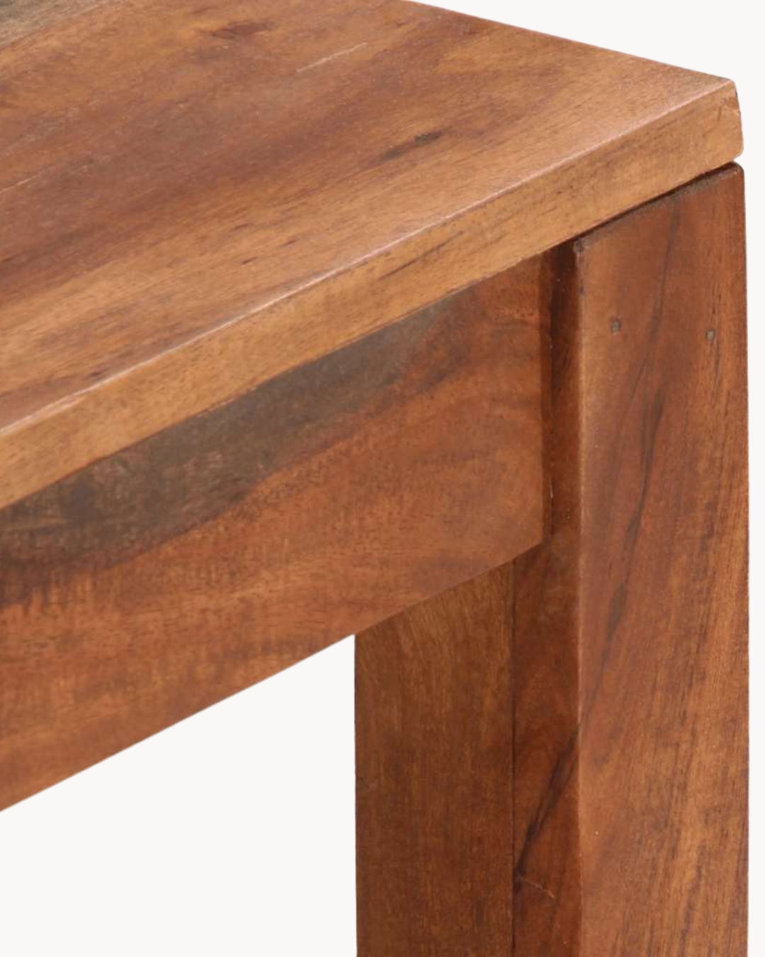 Rustic Παγκάκι Μασίφ Ξύλο Ακακίας 160cm Καφέ - Image 5