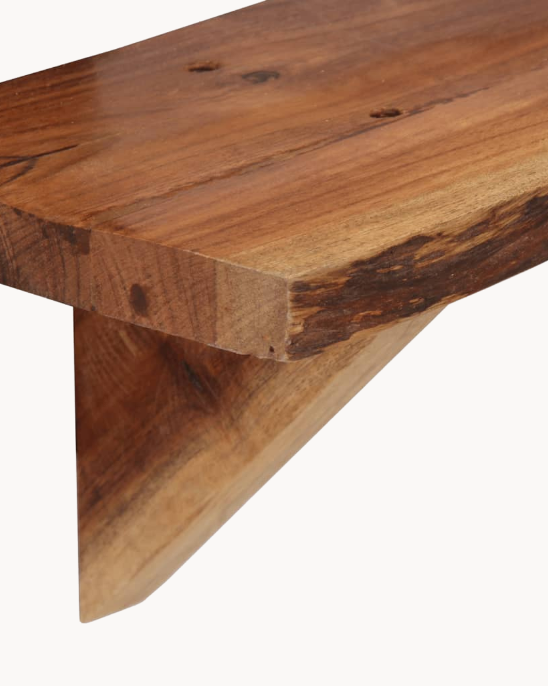 2 τμχ Rustic Natural Ράφια Τοίχου 3 Μεγέθη από Μασίφ Ξύλο Ακακίας 90cm - Image 6