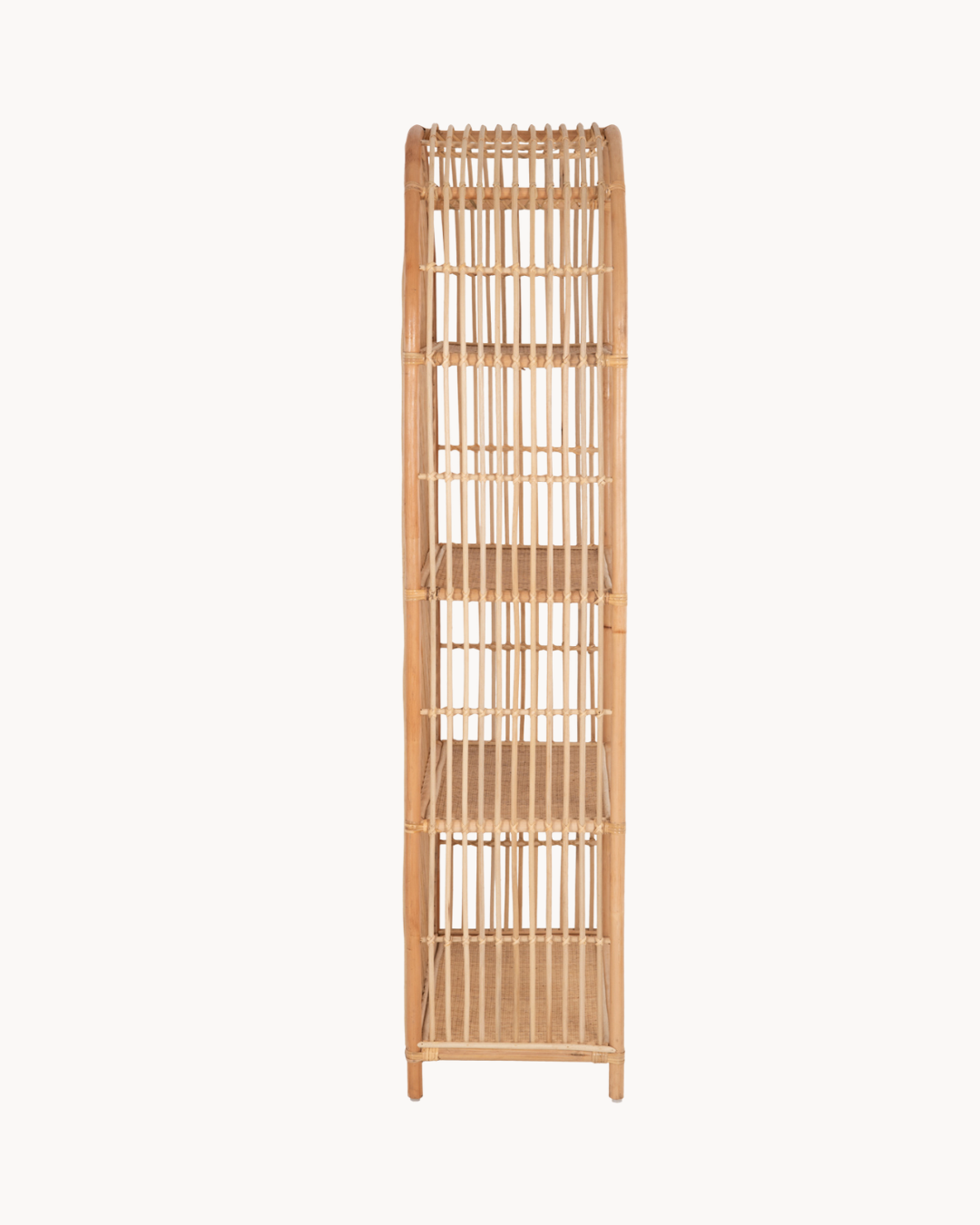 Boho Natural Ραφιέρα από Φυσικό Rattan 182cm - Image 7