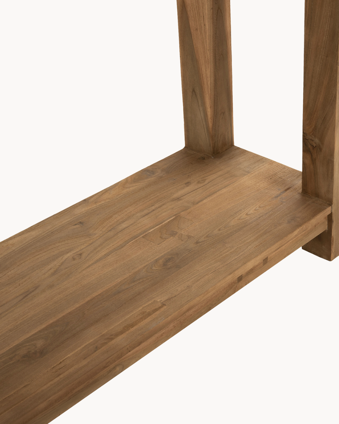 Natural Rustic Κονσόλα από Μασίφ Ανακυκλωμένο Ξύλο Teak 240 cm - Image 5