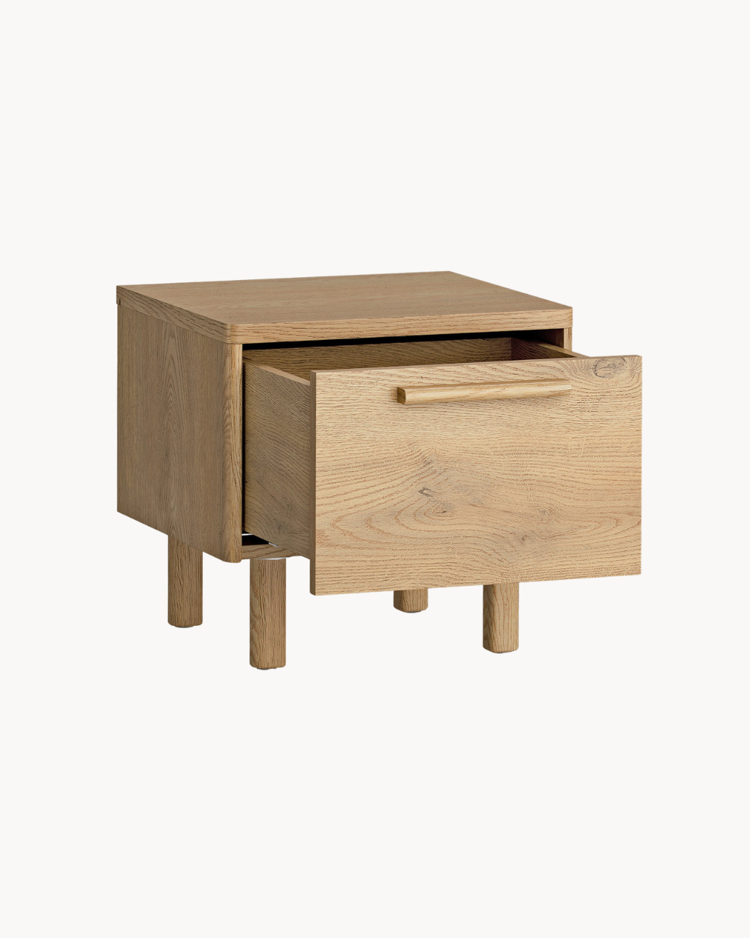 Scandi Κομοδίνο από Ξύλο Βελανιδιάς 43,2x35x40εκ φυσικό - Image 3