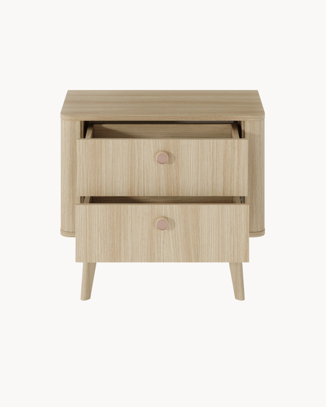 Scandi Modern Κομοδίνο 63,2x38x57,3εκ Φυσικό - Image 6