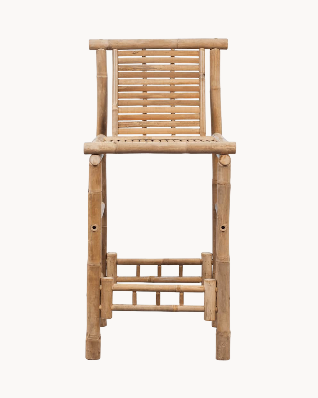 Tropical Σετ 2 Σκαμπό Μπαρ από Μπαμπού 70cm - Image 3