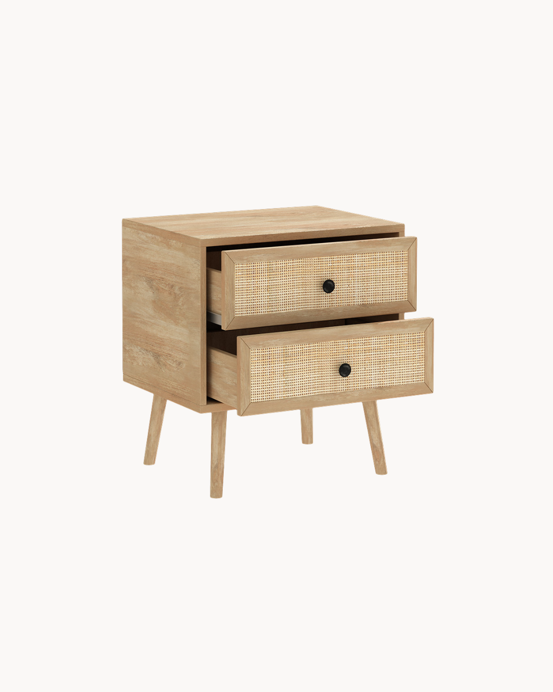 Boho Κομοδίνο Rattan 50x39x55εκ Φυσικό - Image 4
