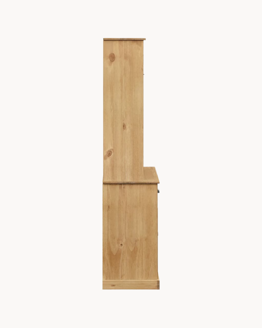 Rustic Modern Βιτρίνα Σκευοθήκη VIGO 78cm Φυσικό Μελί - Image 5