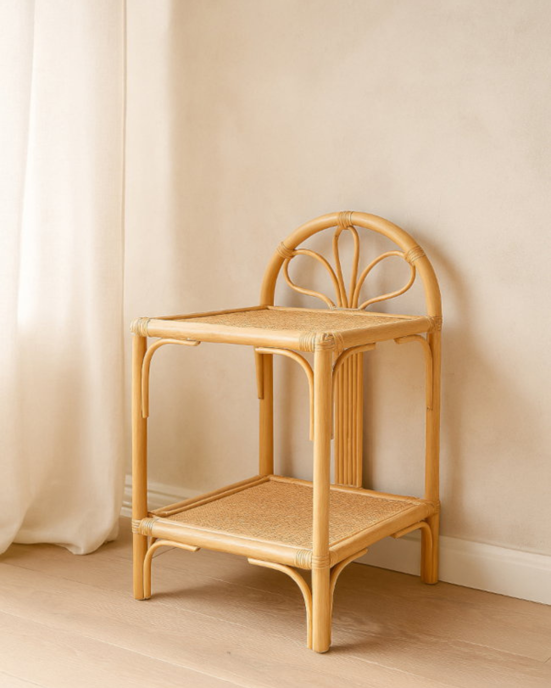 Boho Κομοδίνο Natural Bamboo 47x40x67εκ φυσικό - Image 2