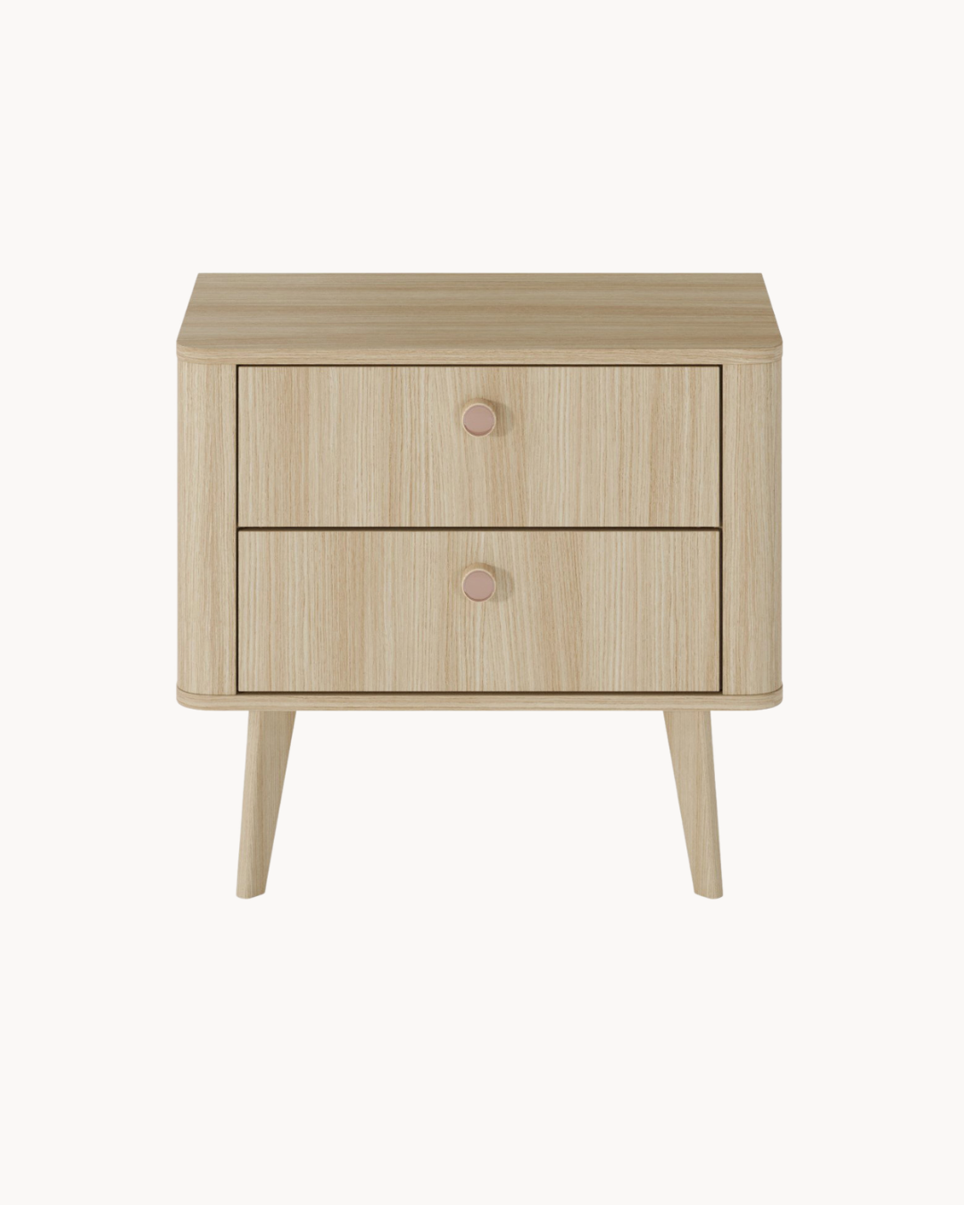 Scandi Modern Κομοδίνο 63,2x38x57,3εκ Φυσικό - Image 3
