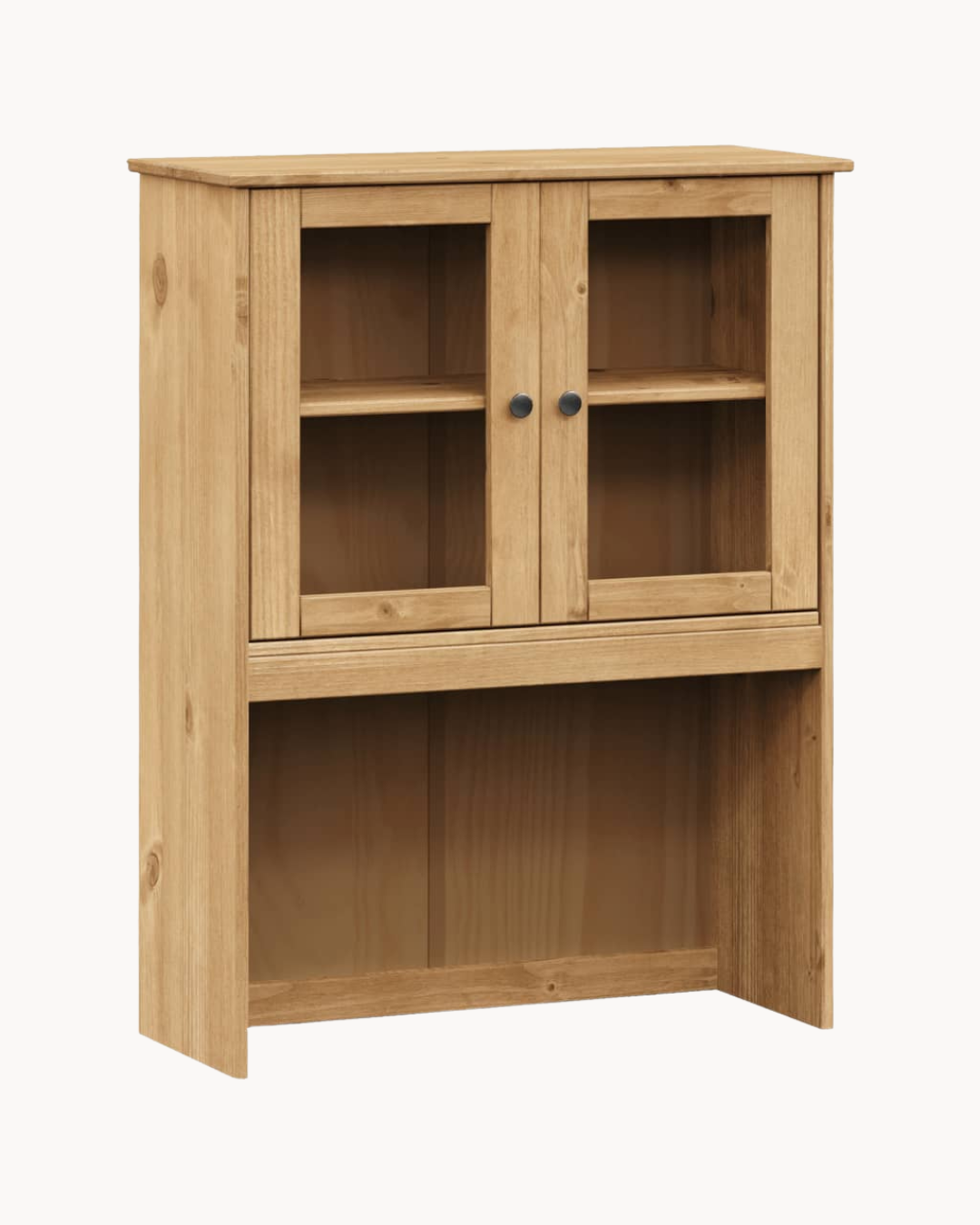 Rustic Modern Βιτρίνα Σκευοθήκη VIGO 78cm Φυσικό Μελί - Image 6