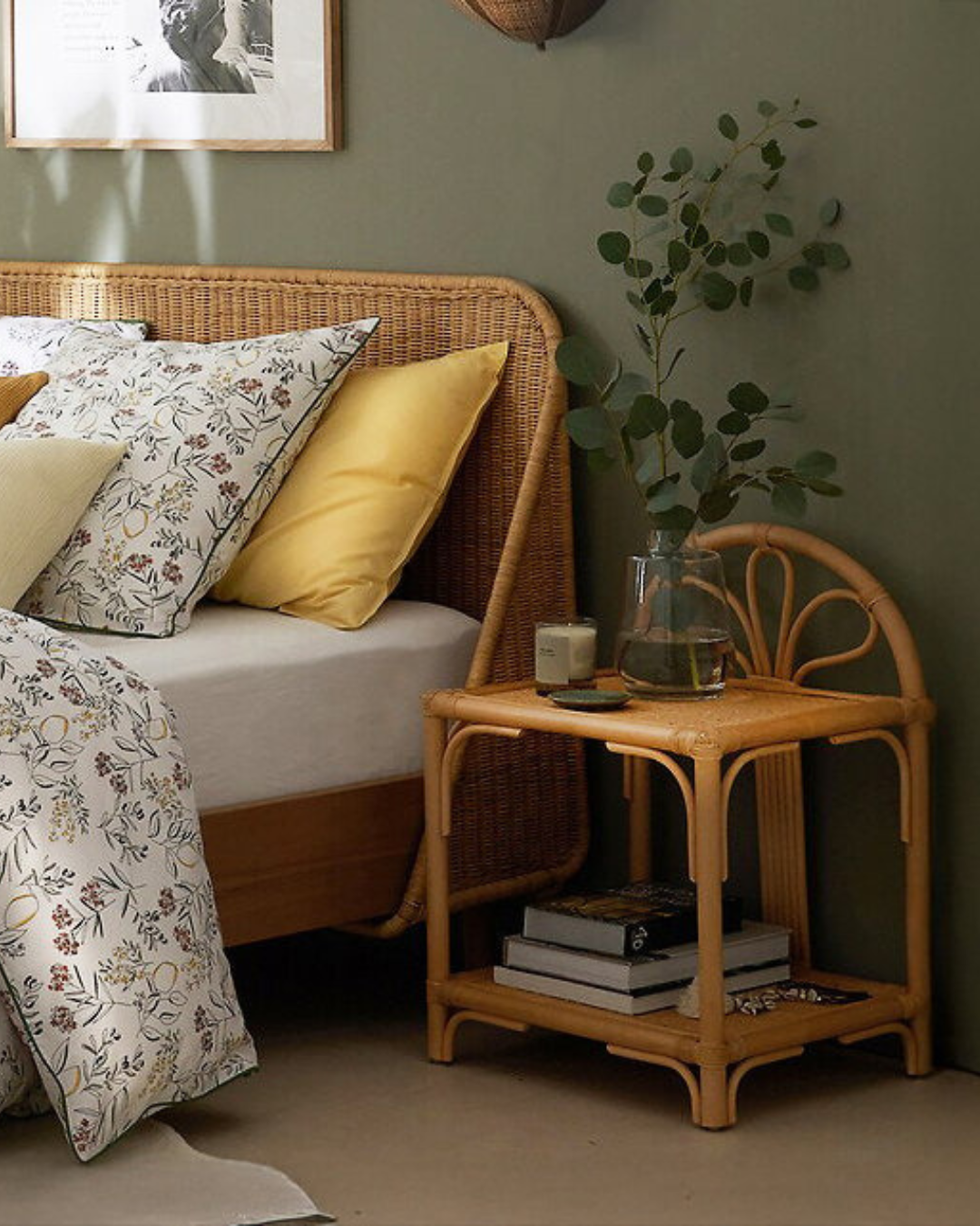 Boho Κομοδίνο Natural Bamboo 47x40x67εκ φυσικό - Image 5
