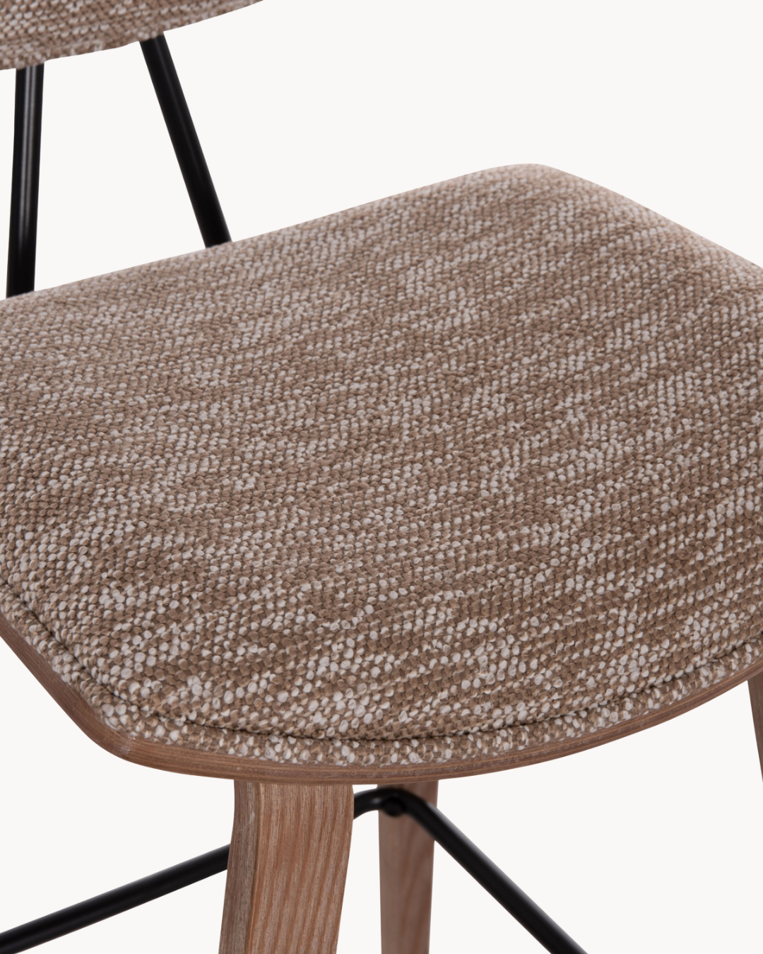 Modern Σκαμπό Μπαρ από Plywood Θαλάσσης σε Καφέ 67cm - Image 7